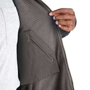 Berne Heritage Grid Fleece-Lined Zip Sweatshirt - Men's