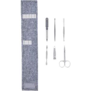 THE GOODS™ Recycled Felt 6-Piece Manicure Set