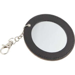 Recycled PU Travel Mirror Bag Charm